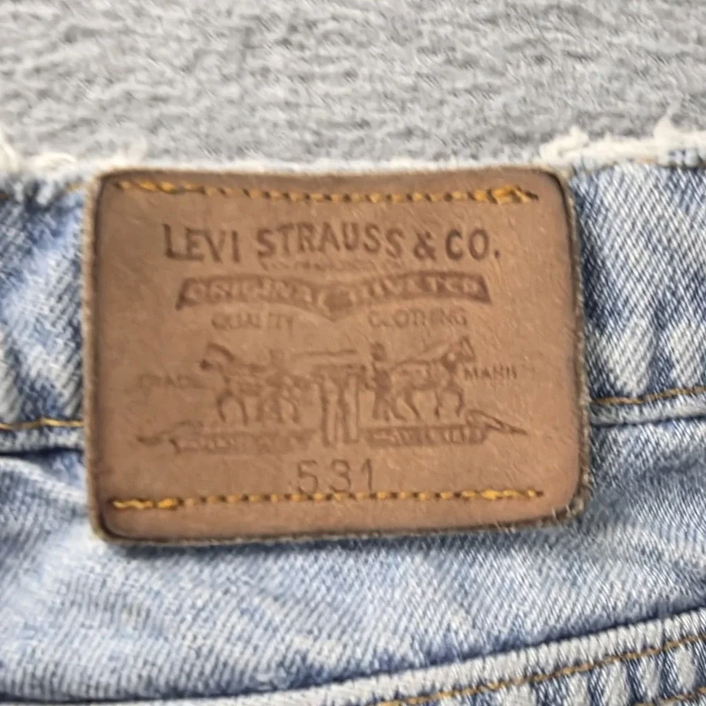 Levis 531 Jeans‎ Mens 29x32 Light Wash Blue Straight Leg Denim Pants Casual